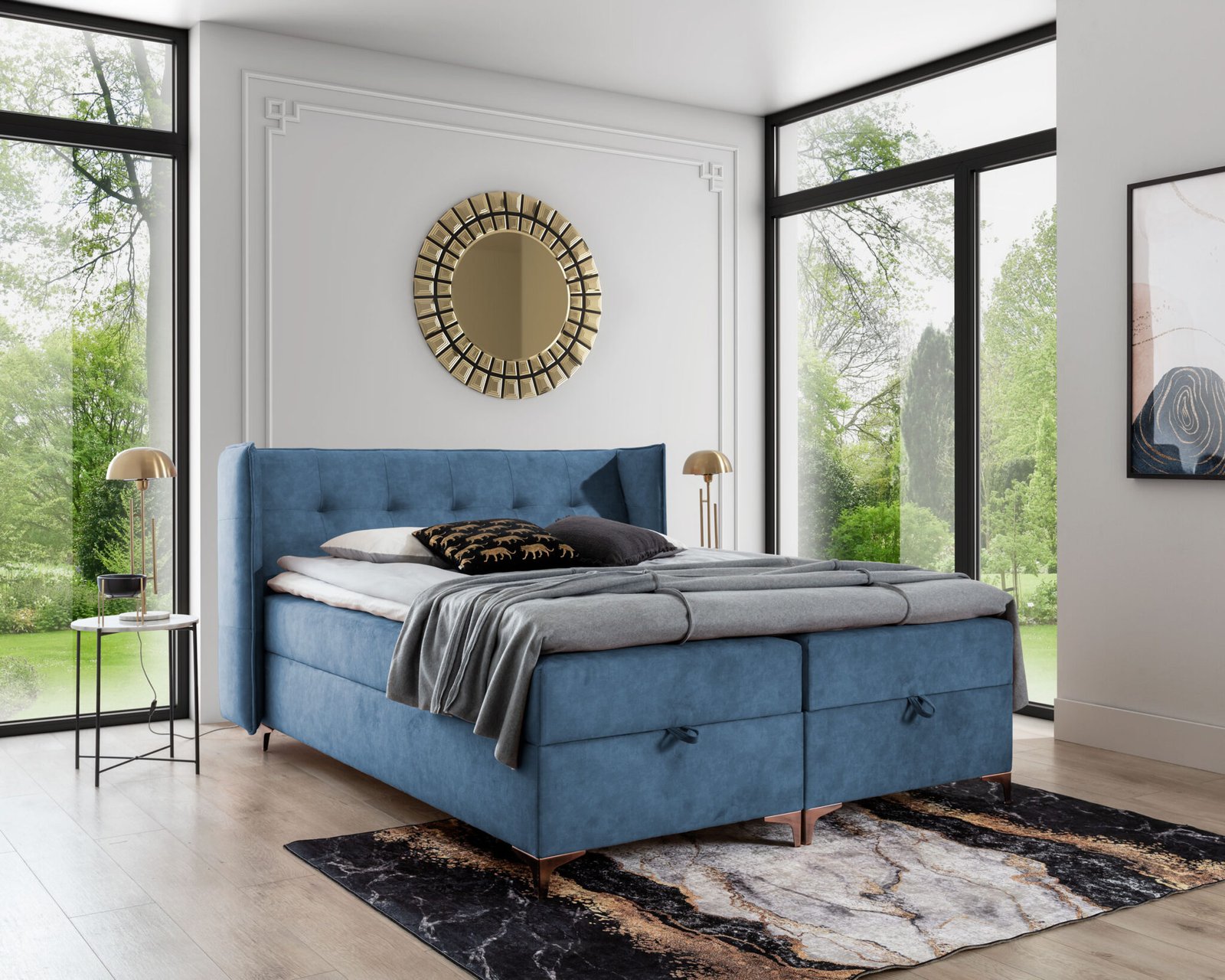 Lotos boxspring s dzepicastim jezgrima 140,160,180x200cm - Slika 3