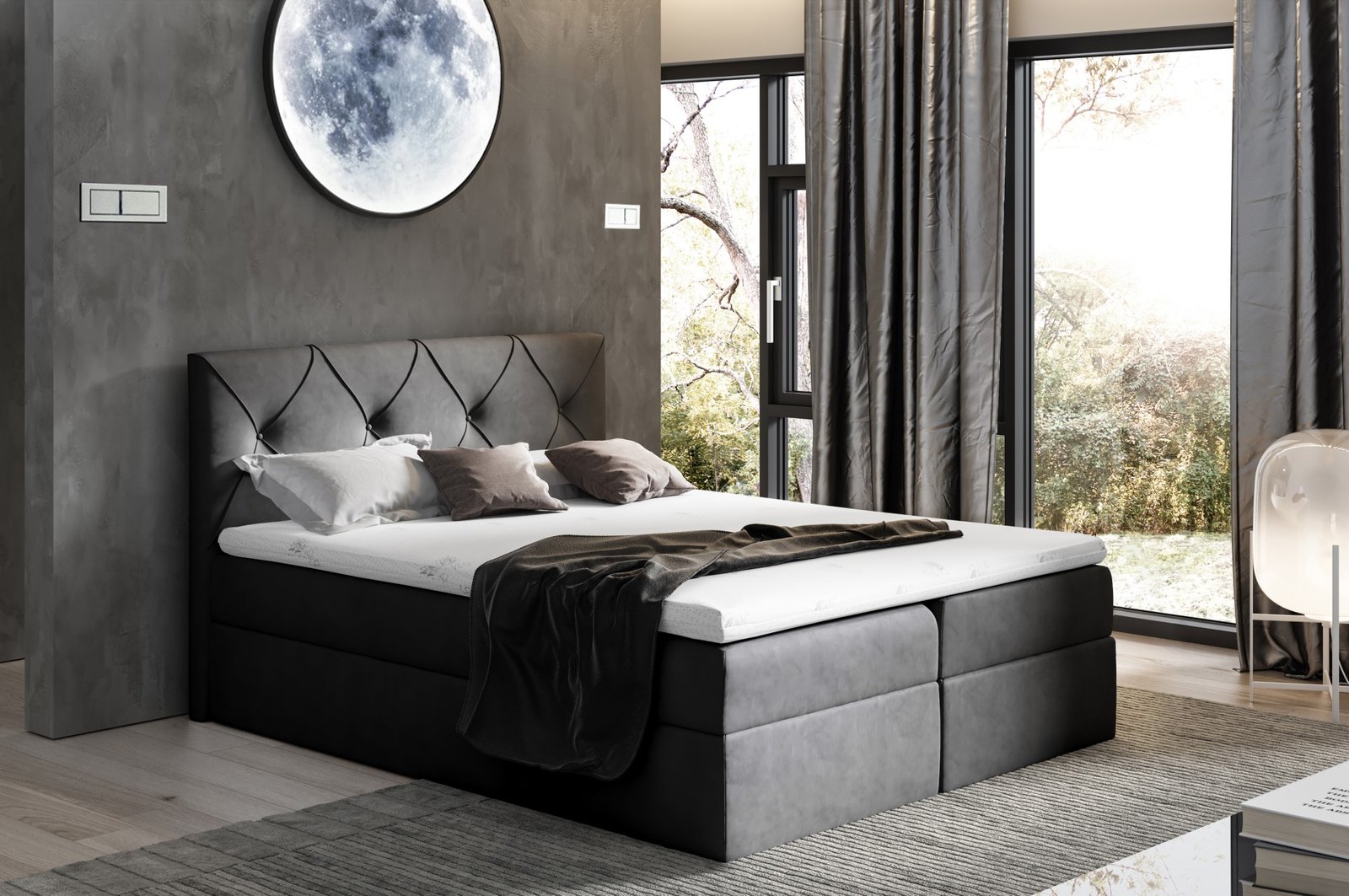 Crystal boxspring 120,140,160,180,200x200cm - Slika 4