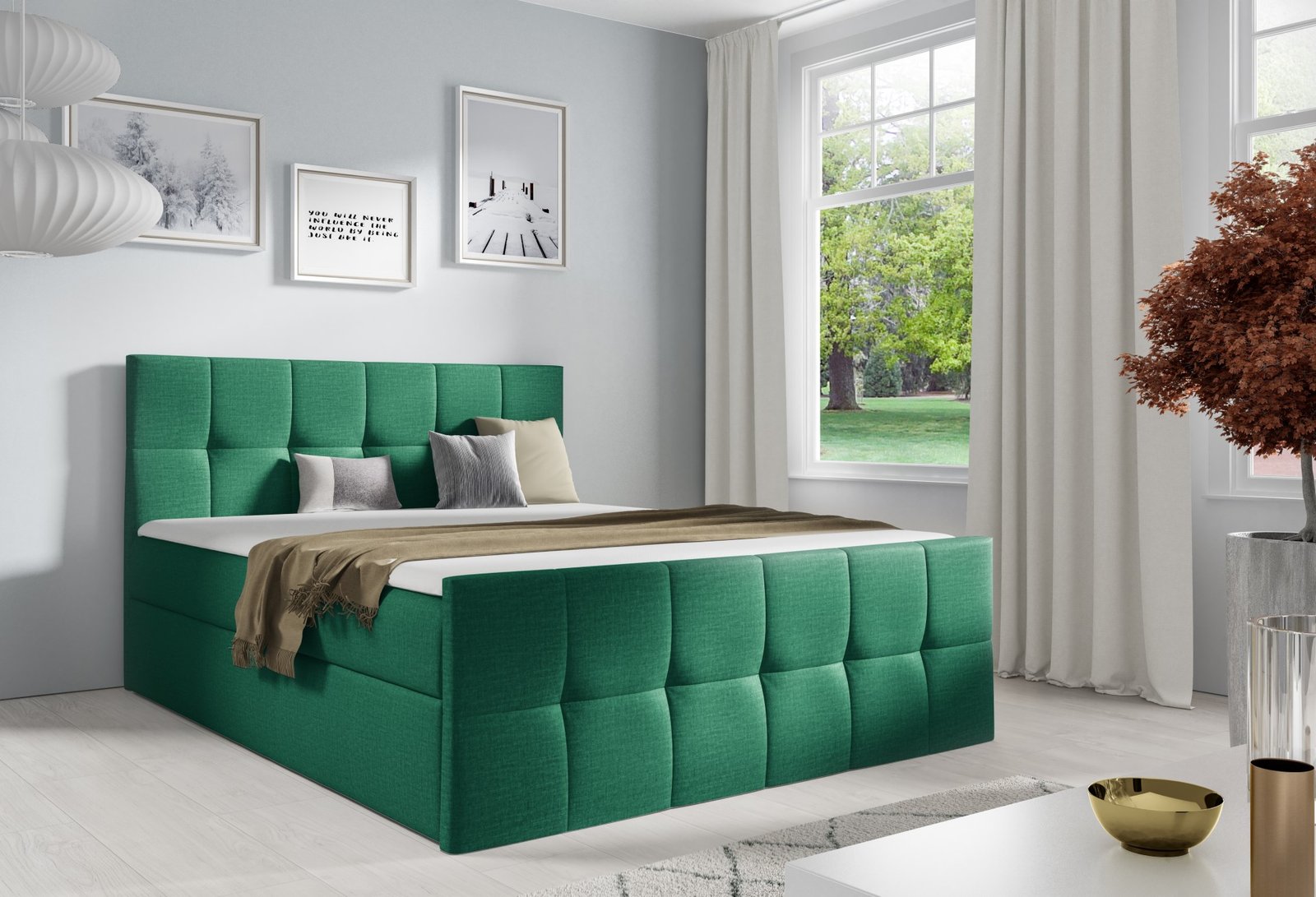 Charlotte boxspring 120,140,160,180,200x200cm - Slika 3