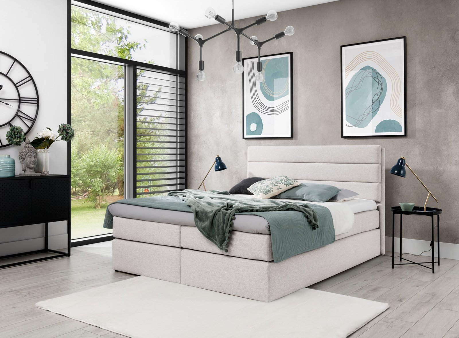Riviera boxspring s dzepicastim jezgrima 140,160,180x200cm