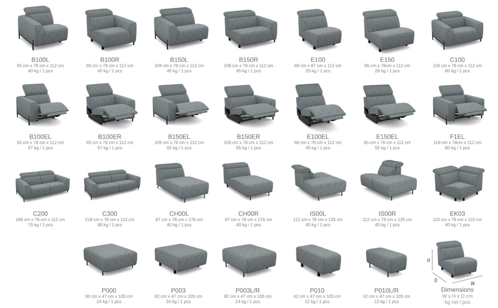 Premium Modularni sistem Calis s relax funcijom - Slika 3