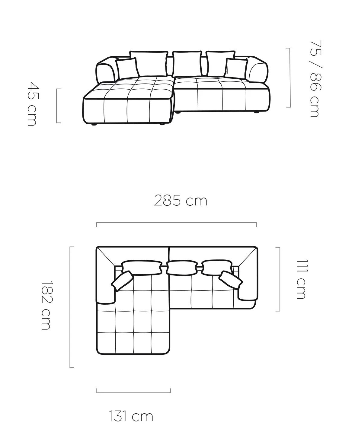 Aula S s elektricnim izvlacenjem lezaja 285x182cm - Slika 3