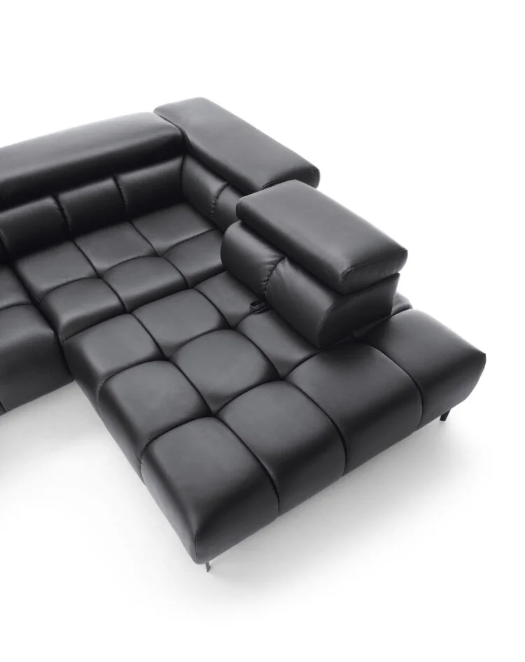 Plaza L kozna kutna garnitura 300x216cm - Slika 6