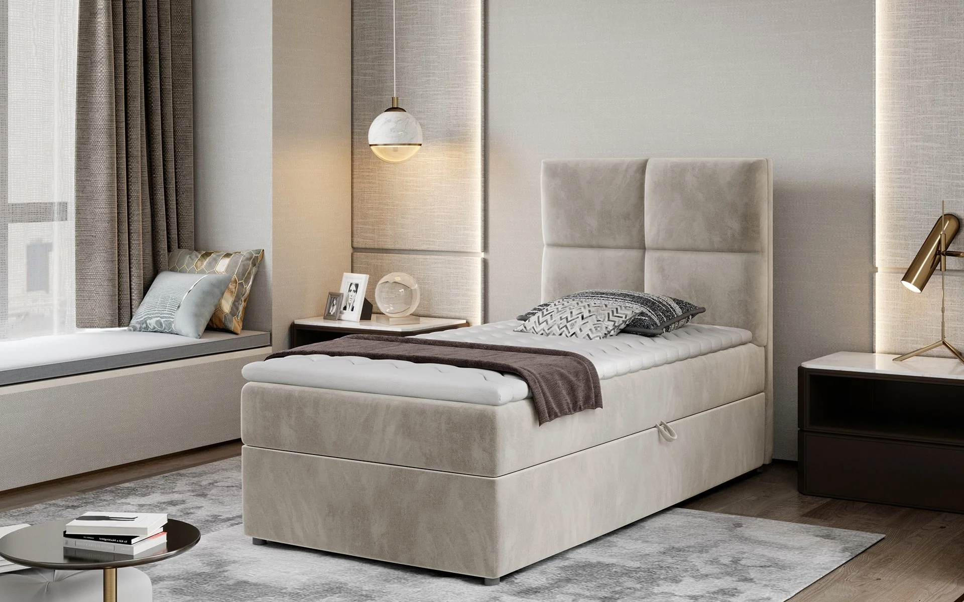 Rivia boxspring 200x90cm