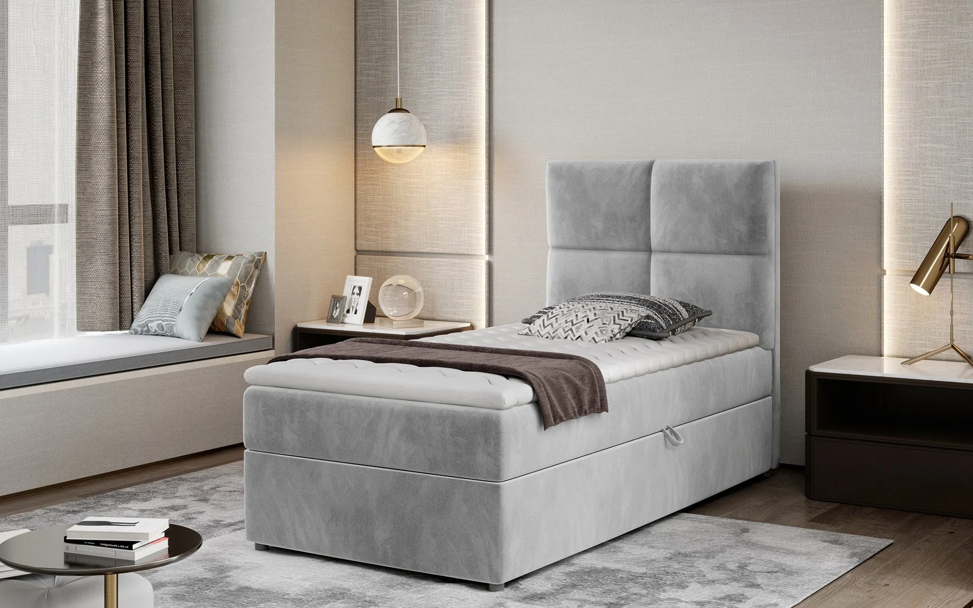 Rivia boxspring 200x90cm - Slika 6