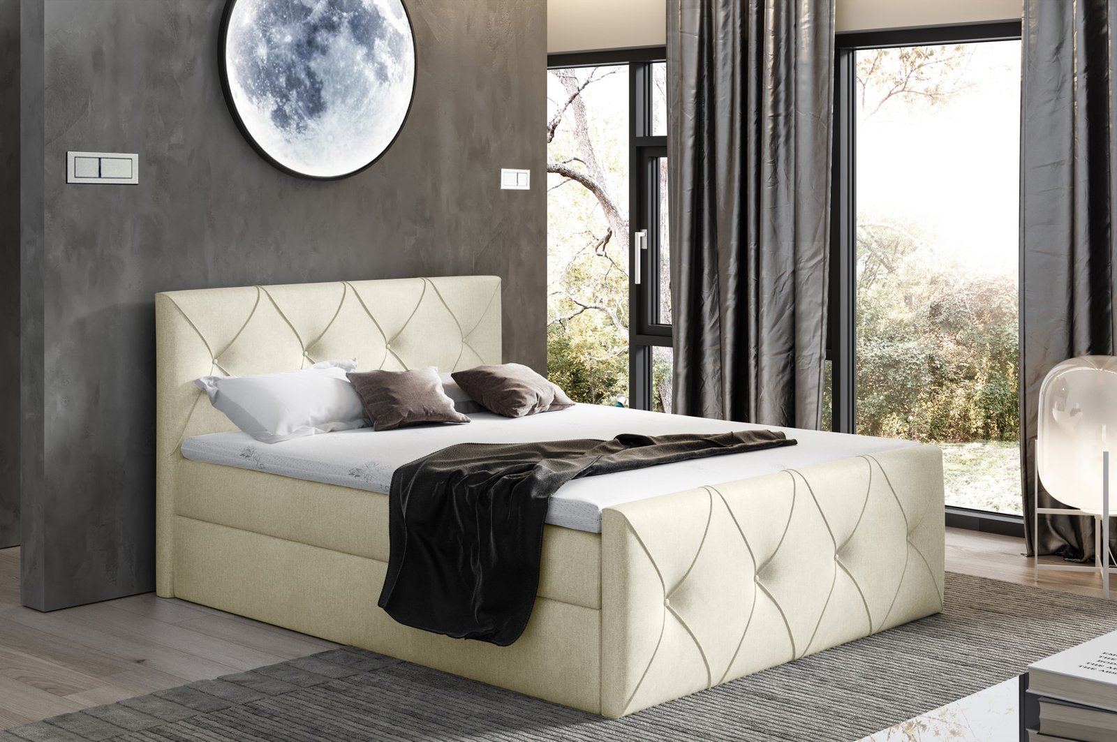 Crystal Lux boxspring 120,140,160,180,200x200cm - Slika 2
