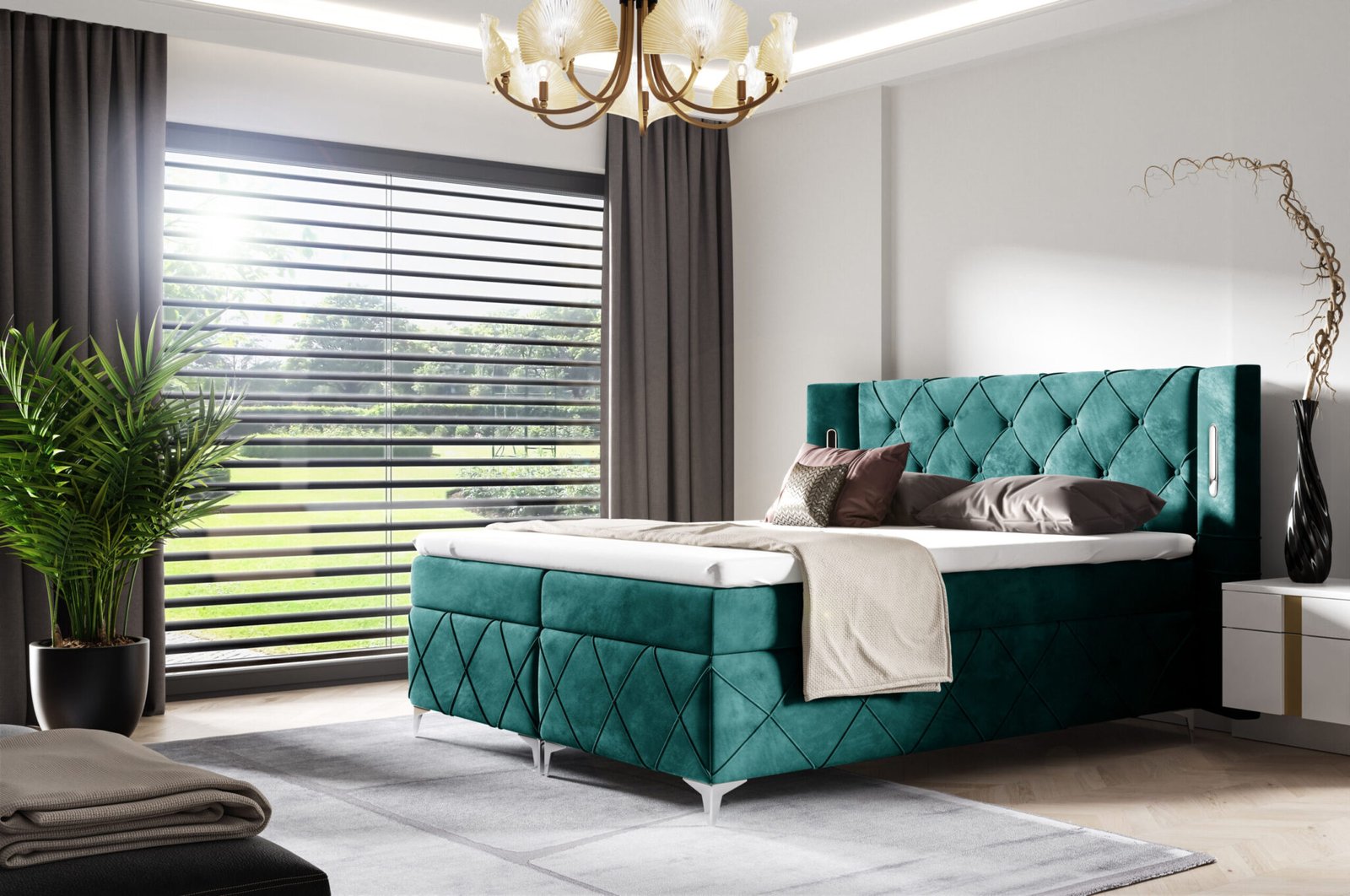 Fokus led boxspring s dzepicastim jezgrima 120,140,160,180,200x200cm