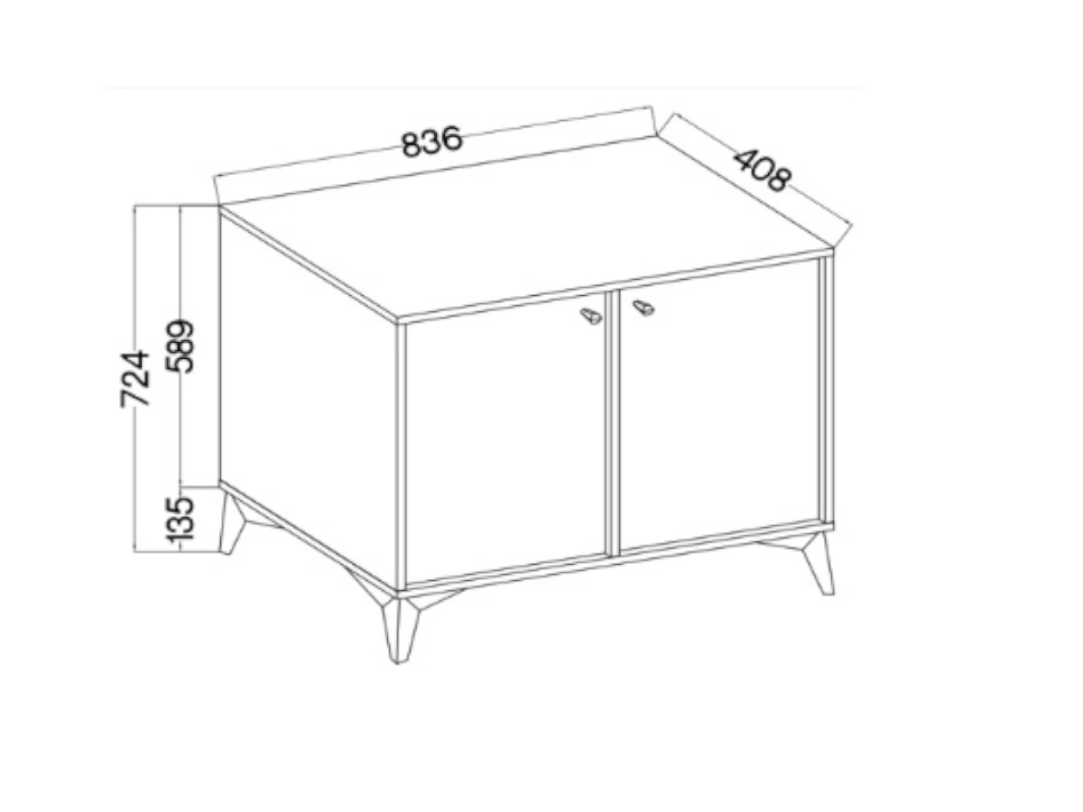 LT1-11 komoda 84x74x41cm - Slika 5