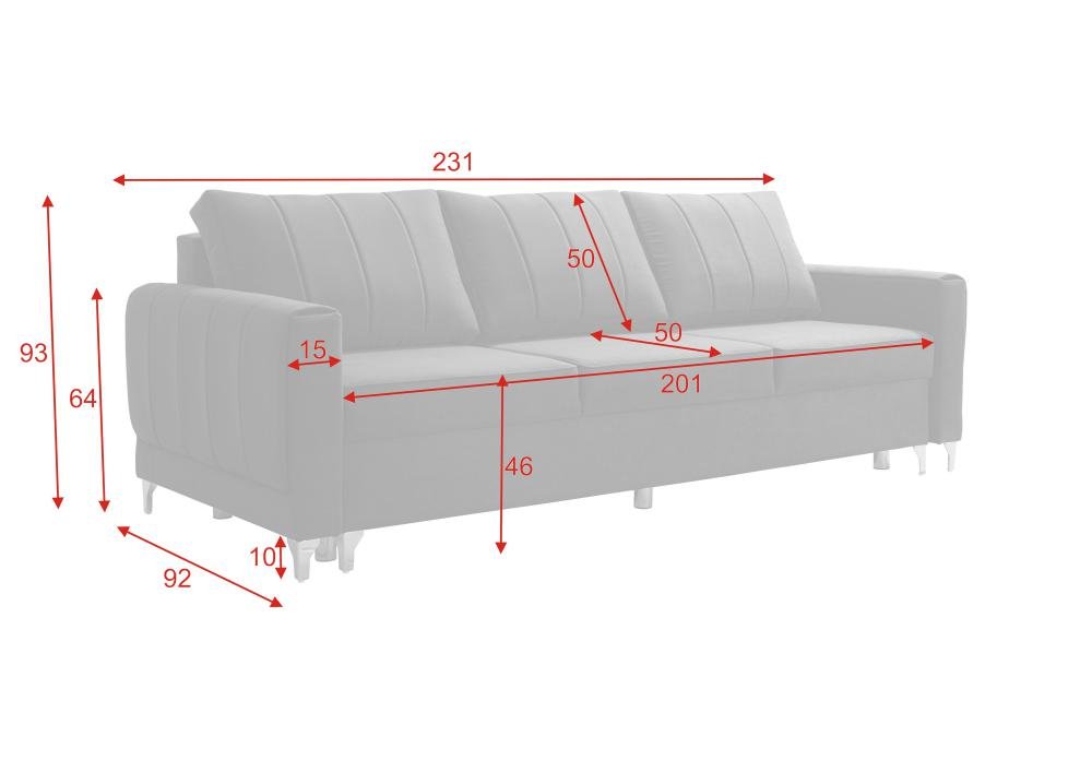 Olsen trosjed 231cm - Slika 6