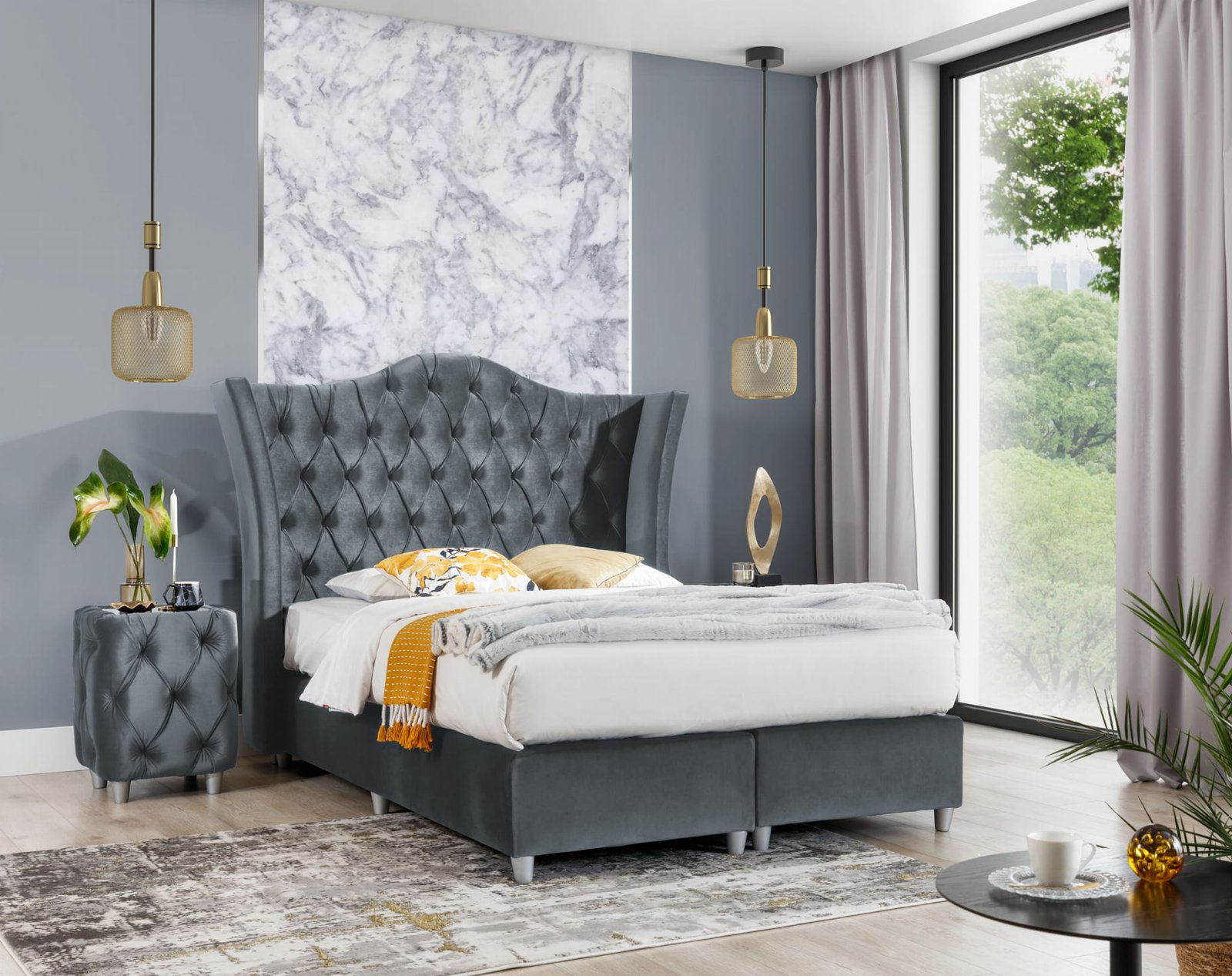 GREY+ noćni ormarić Grey - Slika 3